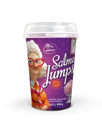 Character Illustration for Ice Cream Packaging - Grafikdesign