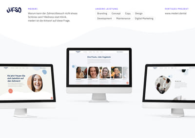 Mederi Dental - Textgestaltung