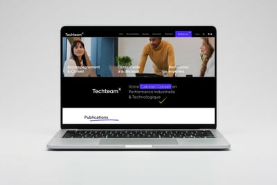 TECHTEAM : refonte du site d'un cabinet de conseil et d'ingénierie - Creación de Sitios Web
