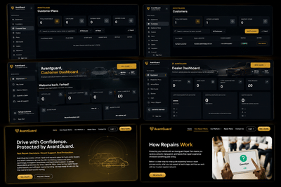 AvantGuard – Vehicle Protection Platform for Dealers & Customers - Website Creation