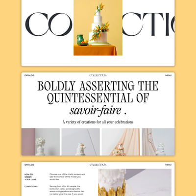 Collection: Luxury Pastry - Creazione di siti web