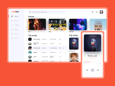 SOFTWARE FOR JUKEBOX MUSIC APP - Ergonomy (UX/UI)