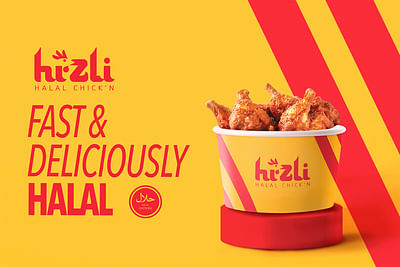 HIZLI, halal chick'n - Verpackungsdesign