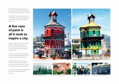 GREEN AND GOLD CLOCKTOWER - Advertising