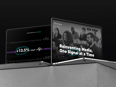 Choreograph: Website design for a global data leader - Ergonomy (UX/UI)