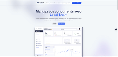 Local Shark - SaaS gestion de fiche Google - Application web