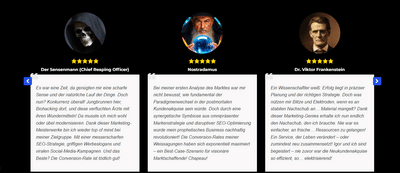 Der Tod braucht Werbung - Website Creatie