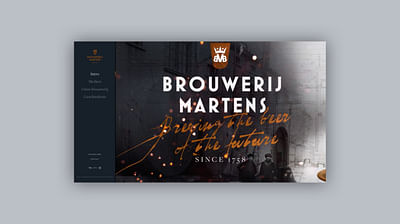 Brewery Martens - Corporate Website - Website Creation