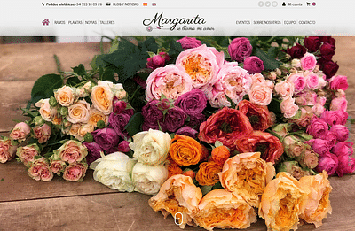 Estrategia digital para Margarita se llama mi amor - E-commerce