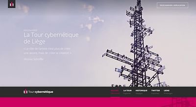 Tour Cybernétique de Liège - Applicazione web