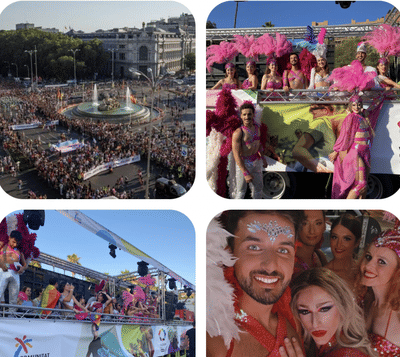 Carrozas "Turisme Valencia" para el Orgullo 2022 - Eventos