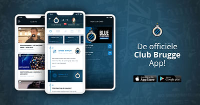 Mobile App voor Club Brugge - Application mobile