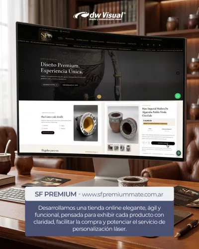 SF Premium: tienda online WooCommerce para una marca de mates premium - Creación de Sitios Web