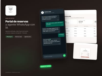 Portal de reservas y agente WhatsApp con IA - Artificial Intelligence