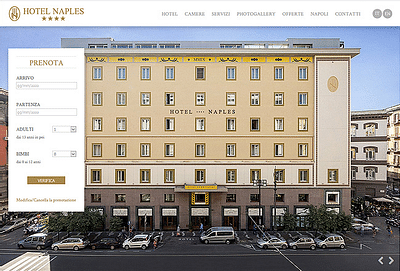 Hotel Naples - Website Creatie