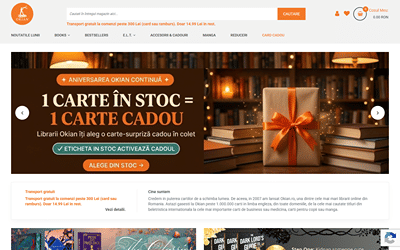 Okian.ro – online bookstore - E-commerce