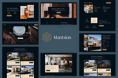 Website Design for Mantsion - Webseitengestaltung