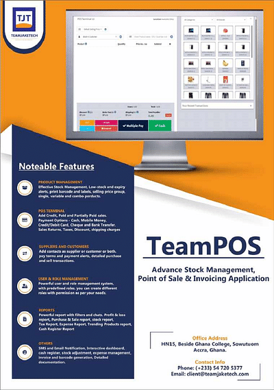 TeamPOS - Web Application