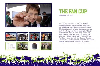 THE FAN CUP PRESENTED BY TELUS - Advertising