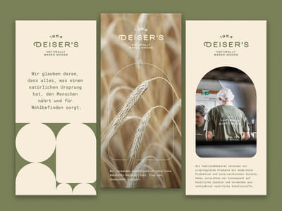 Deiser's - naturally baked goods. - Branding & Positioning