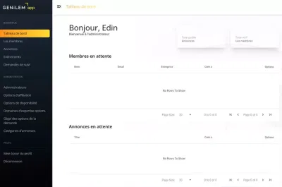 GENILEM Mentorship & Networking Platform - Application web