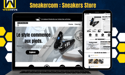 Sneakercom — Custom E-commerce Website - Creación de Sitios Web