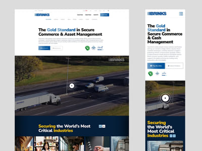 Brinks Website Centralized Digital Management Demo - Website Creatie