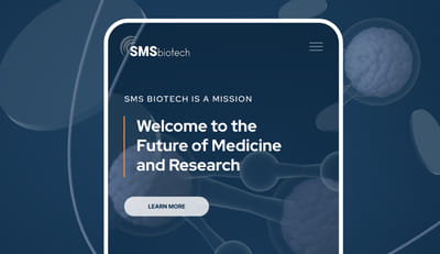 Branding & Website for SMS Biotech - Ergonomie (UX/UI)