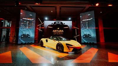 McLaren Artura Spider - Launch Event - Motion-Design