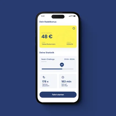 Radelbonus - Ergonomie (UX/UI)