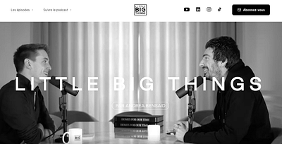 Little Big Things - Website Creation