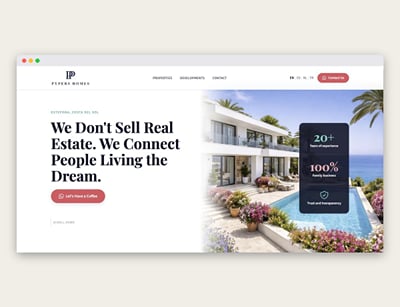 Pypers Homes – multilingual property website with live listings - Creación de Sitios Web