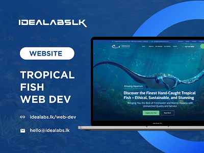 Tropical Fish International - Webseitengestaltung