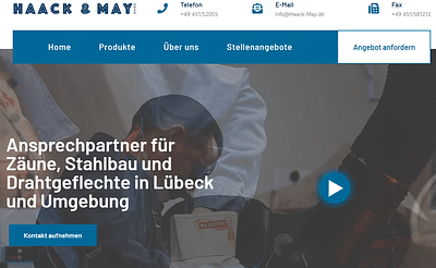 Haack & May GmbH - Webseitengestaltung