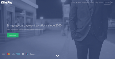 RRPP y con medios: Klik & Pay - Image de marque & branding