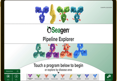 Seagen Interactive Pipeline Kiosk - Desarrollo de Software
