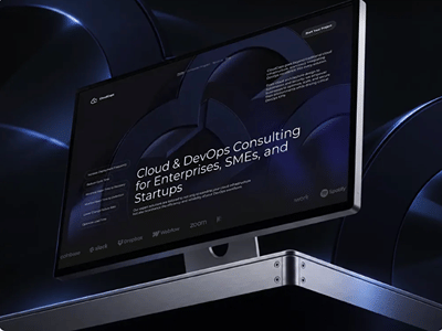 UI/UX Design & Development for Cloud Consultancy - Website Creation
