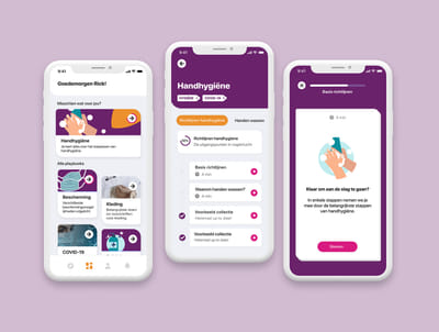 Lelie zorggroep: handhygiene - Mobile App