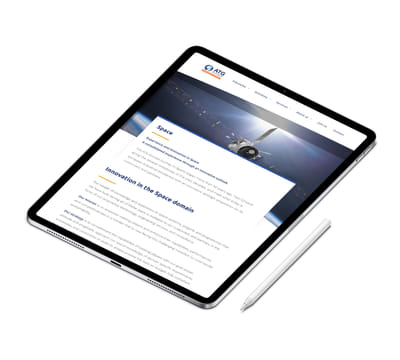 Corporate website ATG Europe - Website Creatie
