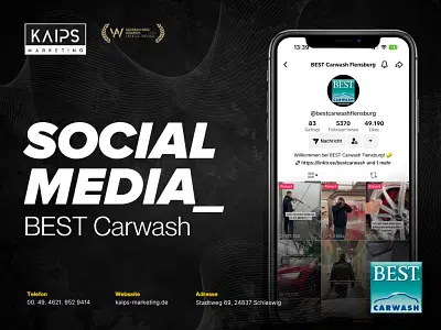 // Social Media_BEST Carwash | Communityaufbau - Influencer Marketing