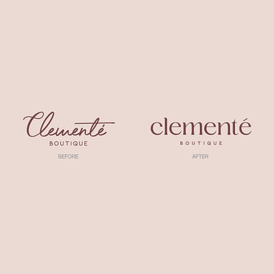 Clementé Boutique | Rebranding - Image de marque & branding