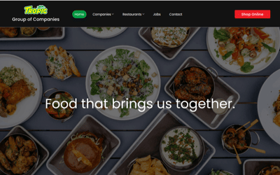 Tropic Group of Companies – Corporate Website - Creación de Sitios Web