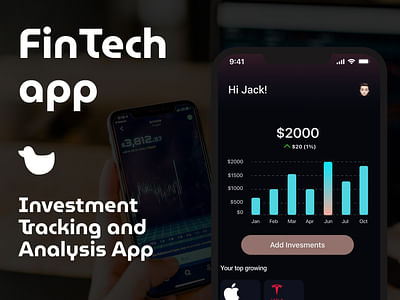 Investment Tracking and Analysis App - Application mobile