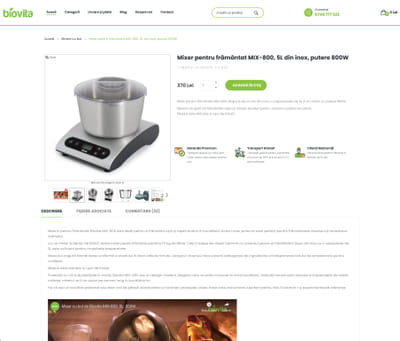 Biovita - E-commerce