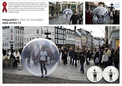Event on the World AIDS day - Publicidad