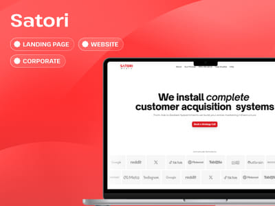 Satori — Marketing Agency Landing Page - Creación de Sitios Web