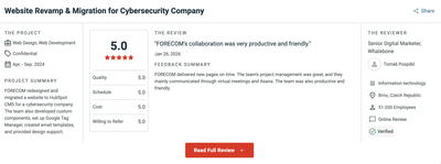 Whalebone: Rediseño de Sitio Web y migración a HubSpot CMS - Growth Marketing