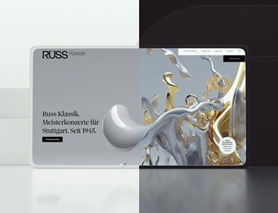 SKS Russ: Klassik-Refresh zwischen piano und forte. - Website Creation