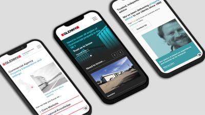 Glenny LLP - Webseitengestaltung