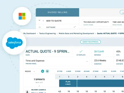 Resource Planning & CPQ System For Professional Services - Web Applicatie